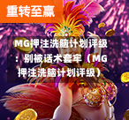  MG押注洗脑计划评级：别被话术套牢（MG押注洗脑计划评级）